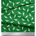thumbnail image 3 of Soimoi Tissu en Poly Georgette Imprimé Floral & Chat au Mètre 52 Pouces de Large, 3 of 3