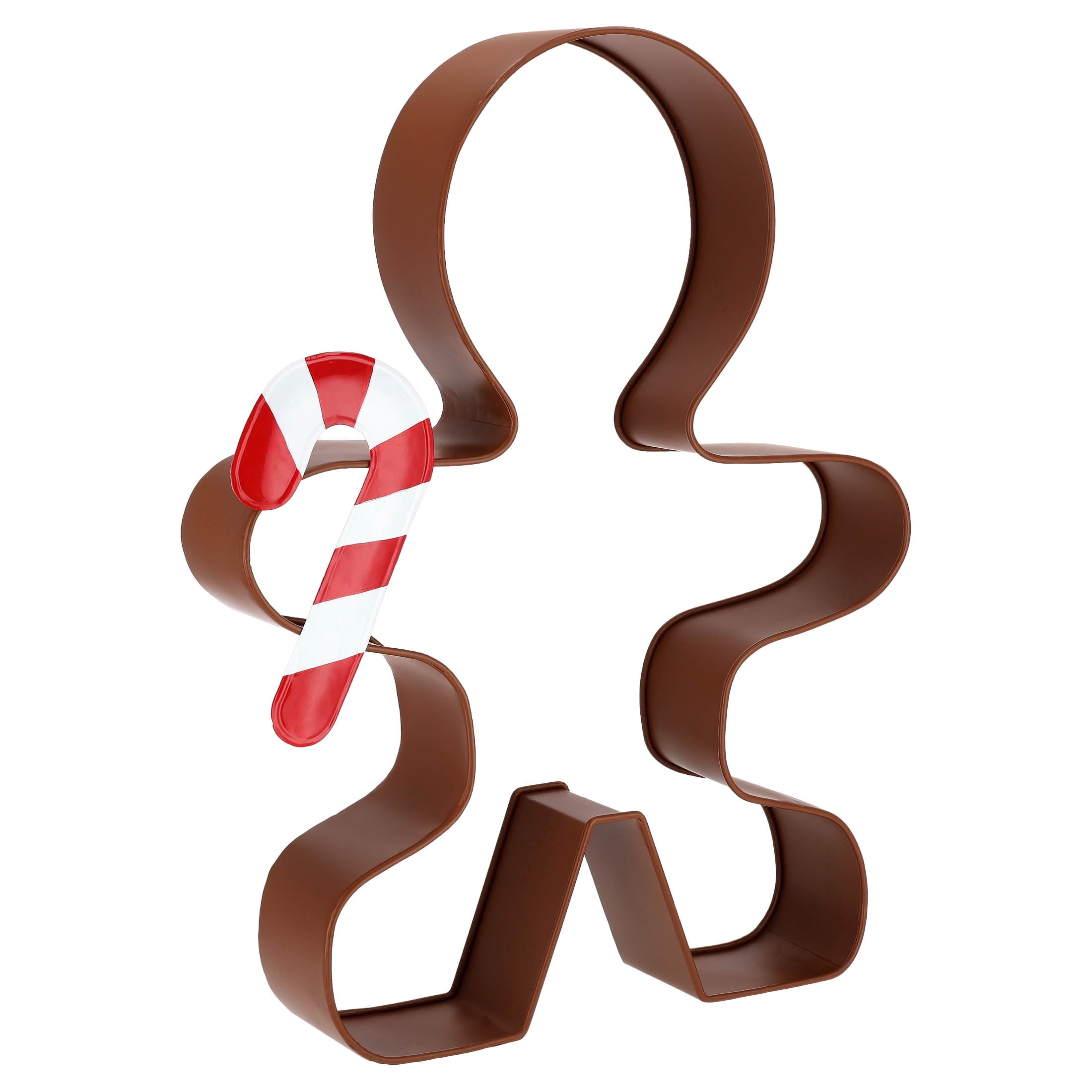 Metal Gingerbread Cookie Cutter Christmas Decoration, Brown, 22", by Holiday Time