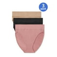 thumbnail image 4 of Warners Blissful Benefits Dig-Free Breathable Microfiber Hi-Cut 3-Pack, 4 of 5