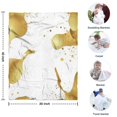 thumbnail image 4 of White Gold Splash Pattern Blanket,Comfortable Soft Flannel Throw Blanket,All Season,Warm Lightweight Blankets for Sofa Bed Couch Living Room Chair,30"x40", 4 of 4