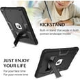 thumbnail image 2 of iPad Étui 8th Generation 10,2 Pouces, Étui Robuste pour Enfants Supershield avec Support, Couverture iPad 8 - Noir, 2 of 5