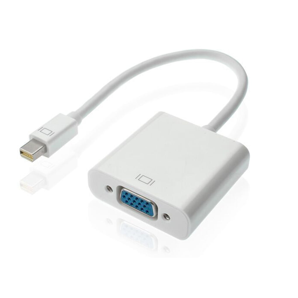 Mini Display Port DP Thunderbolt Male to VGA Female Cable Adapter Lead for Mac 