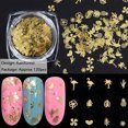 thumbnail image 1 of Adornos para uñas estilo tropical con diseño de flamencos y notas musicales, decoración versátil para uñas naturales o artificiales, incluye 120 piezas., 1 of 4