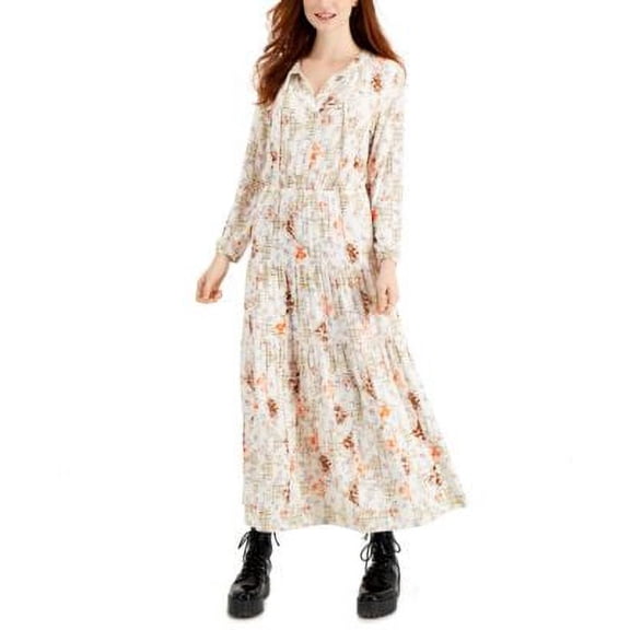 MSRP $60 Style & Co Printed Knit Maxi Dress, Size XS