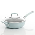 thumbnail image 4 of Kenmore Elite Andover 10-Piece Nonstick Cookware Set, Glacier Blue, 4 of 9