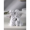 thumbnail image 5 of Accesorio decorativo de ángel de niña blanca retro, personaje de yeso, estatua de muñeca, regalo de pareja de escritorio, 5 of 5