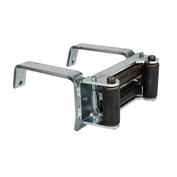 Winch Roller Fairlead 4 Way 6.5" Spring Loaded Universal Mount Heavy Duty Cable Guide For Pickup Truck & Trailer SUV -  1/4 - 1/2" Wire Rope Size