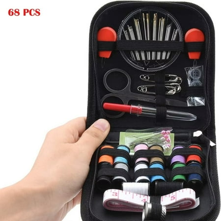 68pcs Sewing Kit Needle and Thread Kit with Sewing Supplies and Accessories for Home and Travel