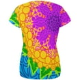 thumbnail image 2 of Blossoming Flower Mandala of Spring All Over Womens T Shirt, 2 of 2