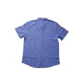 thumbnail image 3 of hirigin Men Casual Shirt, Printed Pattern Short Sleeve Lapel Neck Slim Fit Button-Down Leisure Tops, 3 of 5