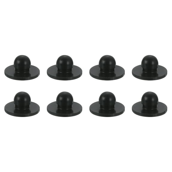 Uxcell 8 Pack Rubber Feet Replacement Fits 1/4" Hole Tight-Grip Ridged Stem Push in Rubber Bumper Slow Cooker Feet