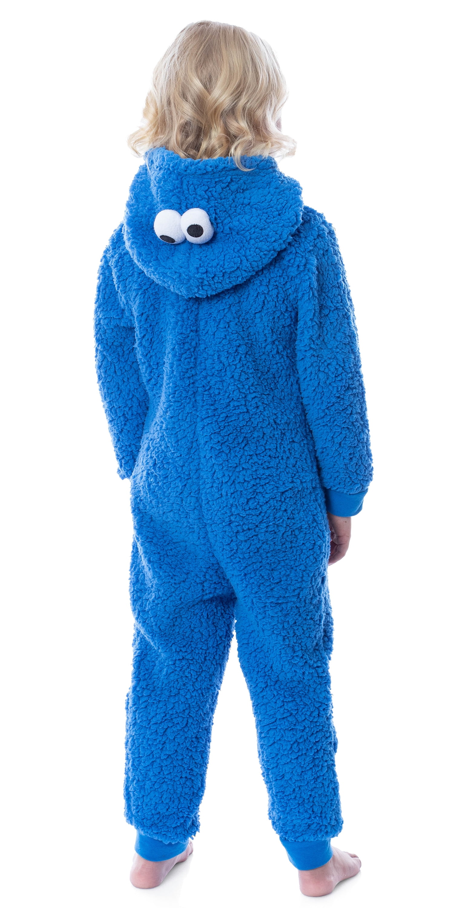 Sesame Street Family Sherpa Union Suit Costume Pajama For Adults