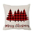 thumbnail image 1 of Injueey Fundas de almohada navideñas, funda de almohada de lino, funda de cojín de Navidad, sofá cama, dormitorio, coche, sala de estar, Suministros térmicos Tipo 1 Injueey HA070184-01, 1 of 6