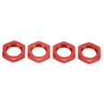 thumbnail image 3 of Tuercas hexagonales BRILLAR de Aleación de aluminio 0.669 in para Coche modelo 1/8 RC color rojo, 3 of 10