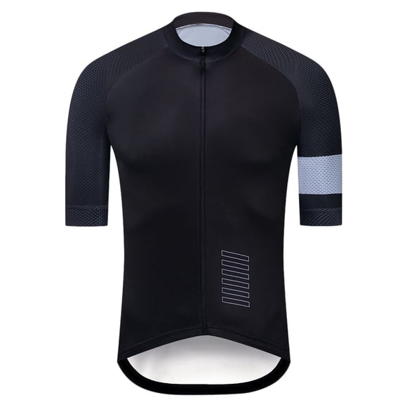 Vêtements de Cyclisme d'Été pour Hommes Haut de Vélo à Manches Courtes pour Hommes Vêtements de Cyclisme sur Route de Compétition T-Shirts pour Hommes Noir m