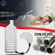 thumbnail image 4 of Cerradura de puerta portátil, cerradura de viaje, cerradura de puerta portátil de acero inoxidable, para hotel, apartamento, escuela, hogar, 4 of 5