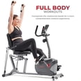 thumbnail image 4 of Bicicleta Estática Reclinada Sunny Health & Fitness Performance Interactive Series con Aplicación SunnyFit Opcional Conectividad Bluetooth Mejorada, 4 of 9
