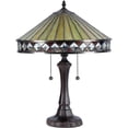 thumbnail image 2 of CHLOE Ingrid Tiffany-style 2 Light Mission Table Lamp 16" Shade, 2 of 2