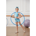 thumbnail image 3 of Aideaone Gymnastics Leotards for Girls with Shorts Sparkly Ballet Dance Unitards Biketards 5-10Y, 3 of 7