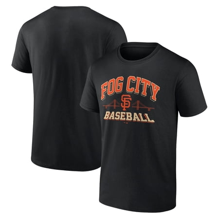 Men s Black San Francisco Giants Fog City Baseball T-Shirt