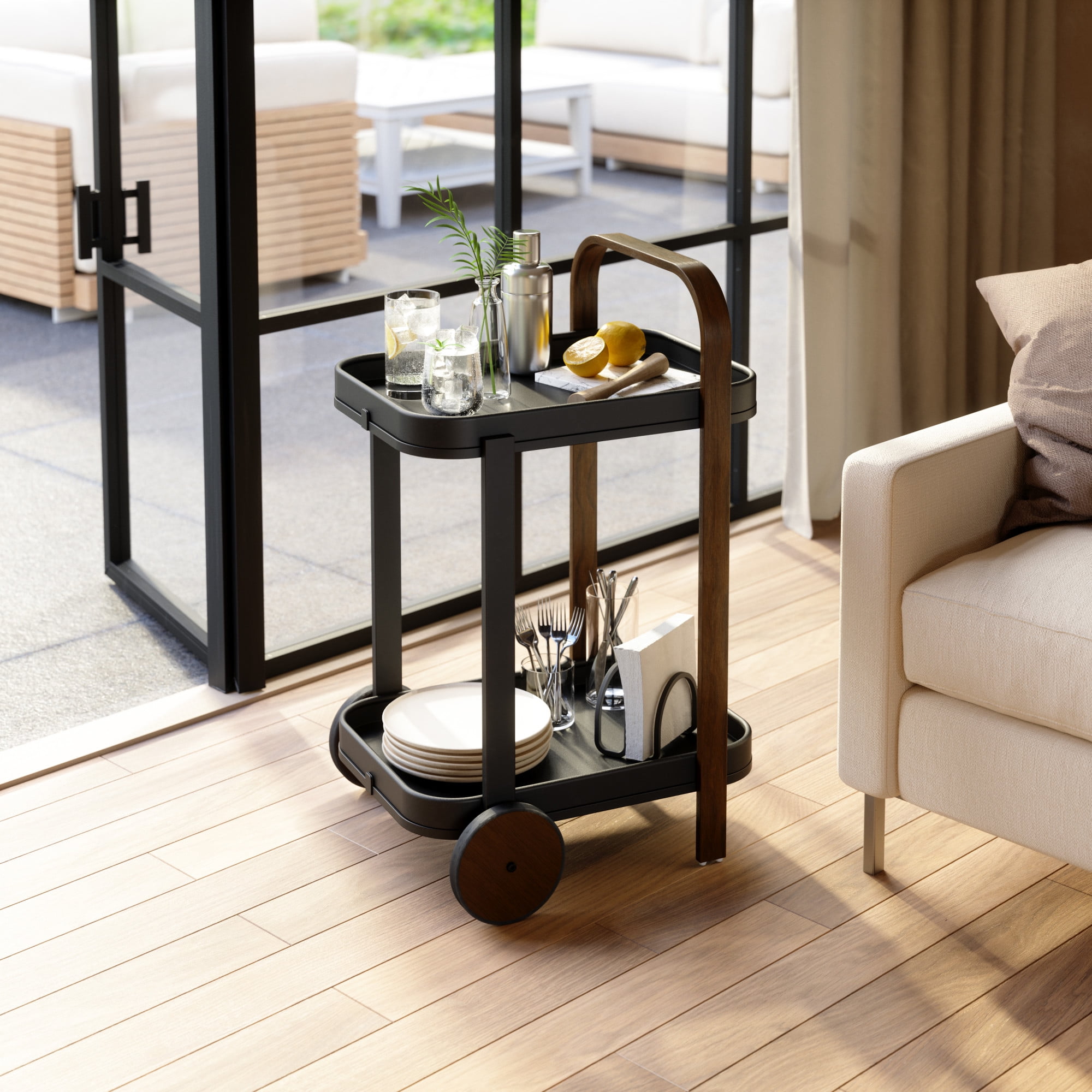 Umbra Bellwood Bar & Storage Cart - Walmart.com