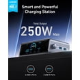 thumbnail image 2 of Anker Prime Charger, 250W GaN Prime USB C Charging Station, Ultra-Fast 6-Port, 2.26" LCD Display and Smart Control Dial, 2 of 5