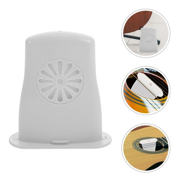 LULULION 4Pcs Acoustic Guitar Care Humidifiers White Easy Installation Kit