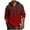 Red2, variant on Jalioing Men's Big and Tall Hoodie Long Sleeve Button Pullover Top Gradient Color Printed Shirt for Men