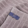 thumbnail image 4 of Classic Turkish Towel s Cotton Bath Sheets Set & Oversized Ribbed Towels, Ultra-Soft & Absorbent & Set of 3 - 40x65 Mauve, 4 of 5