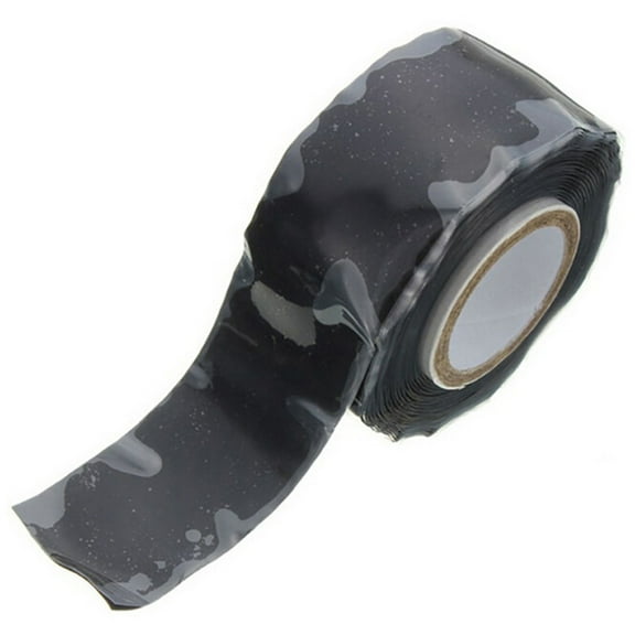 Yardwe Self Adhesive Electrical Tape Waterproof High Temperature Resistance Black Silicone