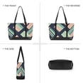 thumbnail image 6 of FORMRS Canvas Laptop Tote Bag for Women with 15.6" Computer Compartments Shoulder Handbag, Isometric Pink, 6 of 7