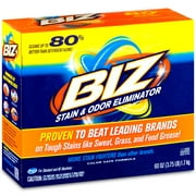 BIZ Stain and Odor Eliminator Powder for Tough Stains, 60 oz