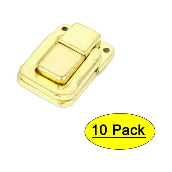Uxcell Box Latch Case Hasp Pad Chest Lock Hook Hinge 10Pcs