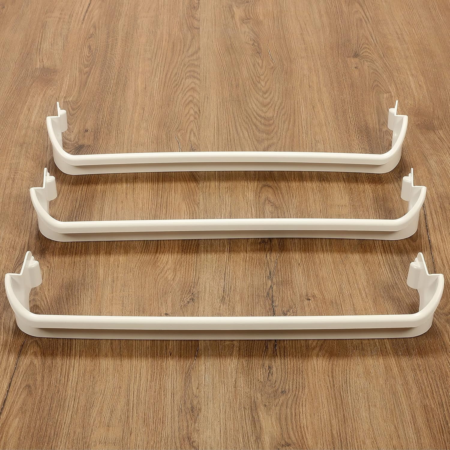 2 x 240534901 & 1 x 240534701 (Middle) Refrigerator Door Shelf Rack Bar Compatible with Frigidaire Kenmore Refrigerator Door Shelf Retainer Bar Replace for AP3214631 PS734936 948952 AP3214630