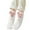 White, variant on WRKEKC Women's Warm Boot Socks Sherpa Lined Cartoon Bunny Decor Non Slip Home Floor Socks Multiple Colors for Winter Cozy Wear
