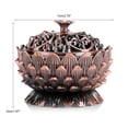 thumbnail image 4 of Incense Holder, Vintage  Shape Alloy Incense  Holder Incense Cone  Classical Home Decoration for Meditation Aid Sleeping, 4 of 8