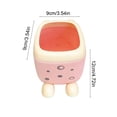 thumbnail image 2 of Cute Animal Shaped Pen Holder, Plastic Desktop Organizer for Stationery, Compact Storage Box for Office Desk Decor, 2 of 6