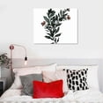 thumbnail image 5 of Orinice   Botanical Plant Wall Art, Black White Plants Abstract Flowers Minimalist Flowers Wall Decor for Bathroom Kitchen Wall Decor Pictures, Unframed 16x12in, 5 of 6
