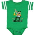 thumbnail image 3 of Inktastic Little Brother Construction Truck Boys Boys Baby Bodysuit, 3 of 5