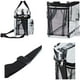 thumbnail image 2 of Bolso de hombro transparente con cierre de cremallera, bolso de PVC resistente al agua y moderno. Negro, 2 of 9