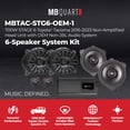 thumbnail image 2 of MB Quart 6 Speaker 700W Audio System Upgrade Kit for 2016-2023 Toyota Tacoma, 2 of 14