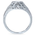 thumbnail image 2 of Pompeii 3/8ct Art Deco Diamond Engagement Ring 14K White Gold (G/H,I1-I2), 2 of 4