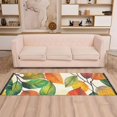 thumbnail image 2 of Yayeee Runner Rug for Bedroom 2'x6' Machine Washable Hallway Non Slip Mat, Beige Leaves, 2 of 8
