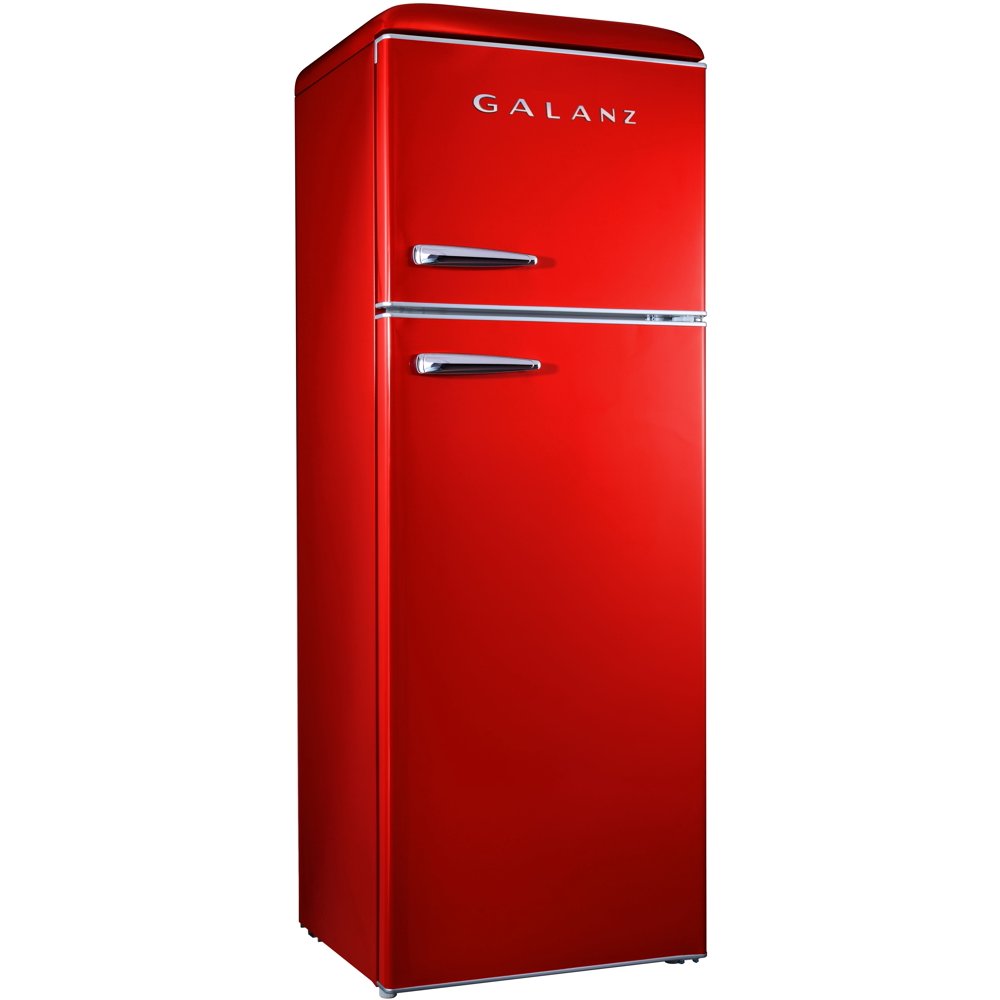 Galanz 12 Cu Ft Red Retro Refrigerator