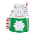 thumbnail image 6 of Personalized Smores Family of 5 Ornament 2024 Marshmallow Family in Mug 1 Count - Ornaments by Elves, 6 of 10