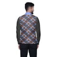 thumbnail image 3 of Atasi Marriage Ethnic Coat For Men Printed Nehru Jacket Mens Bandhgala Casual Vest Jacket-XX-Large, 3 of 3