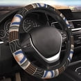 thumbnail image 4 of XMXT Abstract Art Geometric Prints Steering Wheel Cover, Elastic Non-Slip Universal Fit Car Decor Accessories Protector for Auto SUV Trucks, 4 of 8