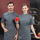 thumbnail image 5 of Manga Corta Uniforme Chef Cocina Gastronomia Moda, 5 of 6