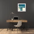 thumbnail image 3 of Colter, Deborah T. 26x26 White Modern Wood Framed Museum Art Print Titled - Calypso Blue III, 3 of 4