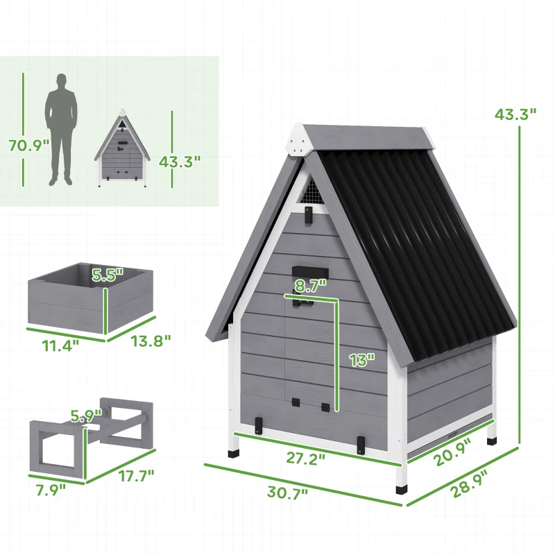 Pet House Wooden Chicken Coop